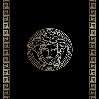 روفرشی کشدار روحا طرح ورساچ مشکی کد IR-399