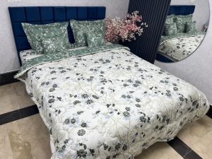 روتختی نخ پنبه ژاکارد اعلا ( طرح گل بهار )