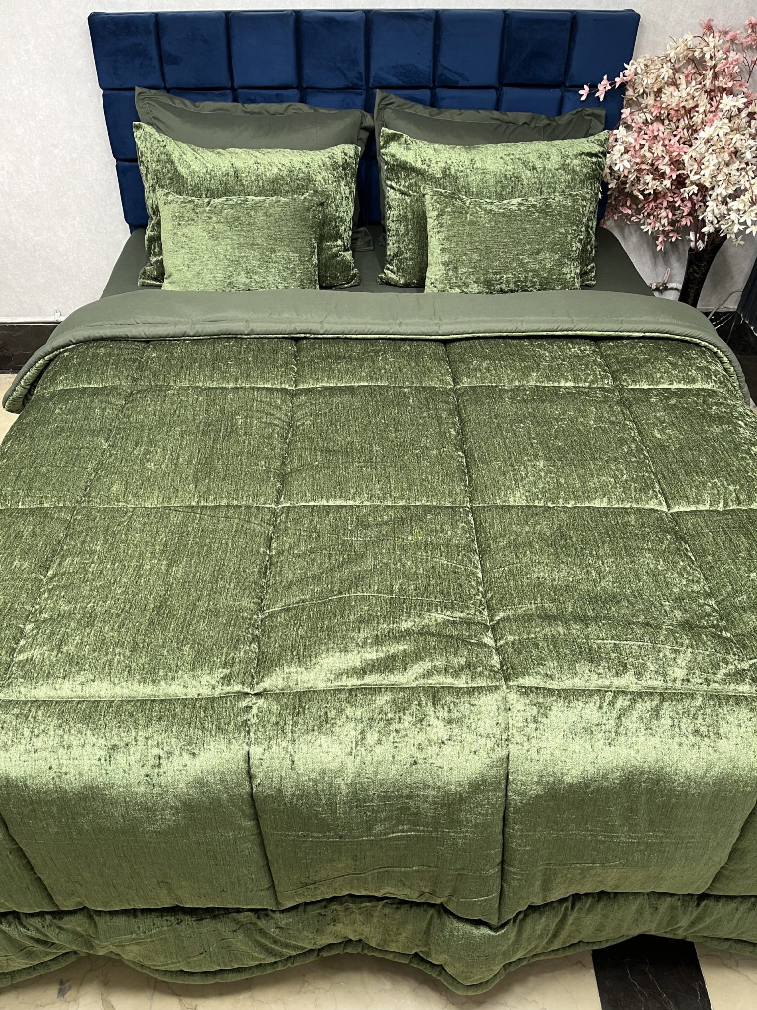 روتختی مخمل شانل روحا (سبز)